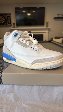 Retro 3 Jordan Summit White/Hydrogen Blue
