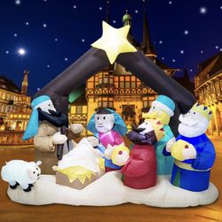 Christmas Inflatable Nativity Sets for Christmas Outdoor Decoration 