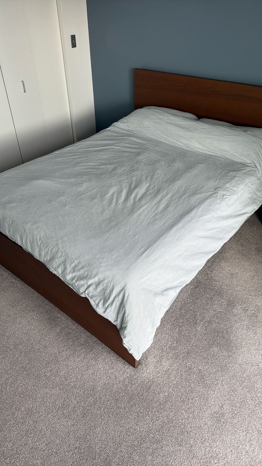 Malm High Bed Frame & 2 Storage Boxes