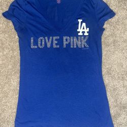 Victorias Secret Dodgers Throwback Bling Shirt