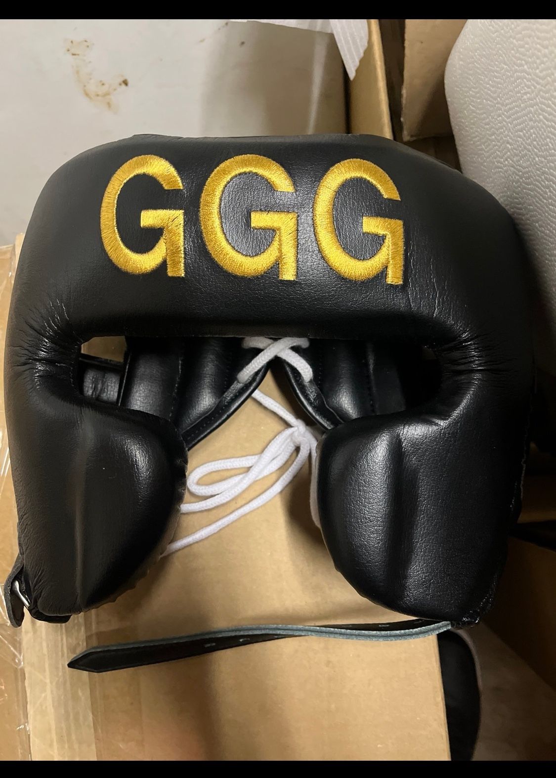 Gennady Golovkin “GGG” LIMITED edition Winning Head gear LARGE TRIPLE G