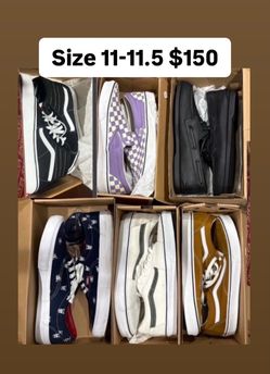 Men’s vans size 11-11.5