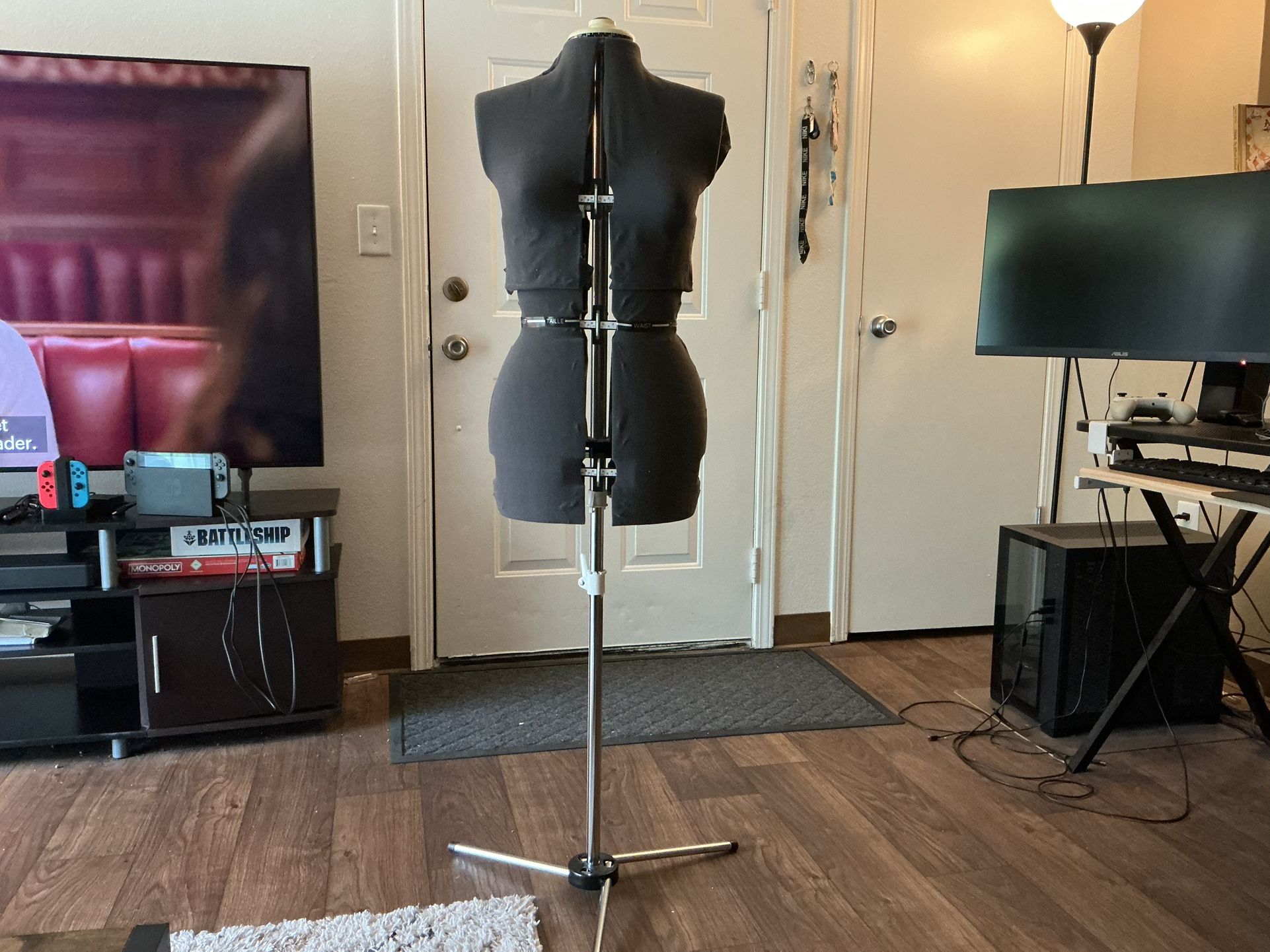 Dritz “My Double” Adjustable Dress Form + Misc. Accessories