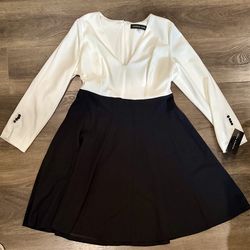 NWT black and white dress