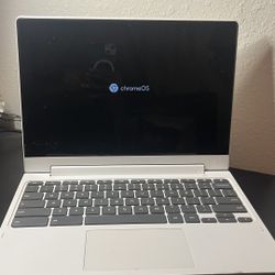 White Lenovo Chromebook C330 