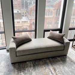 Restoration Hardware Modena Bench / Love Seat with Pillows