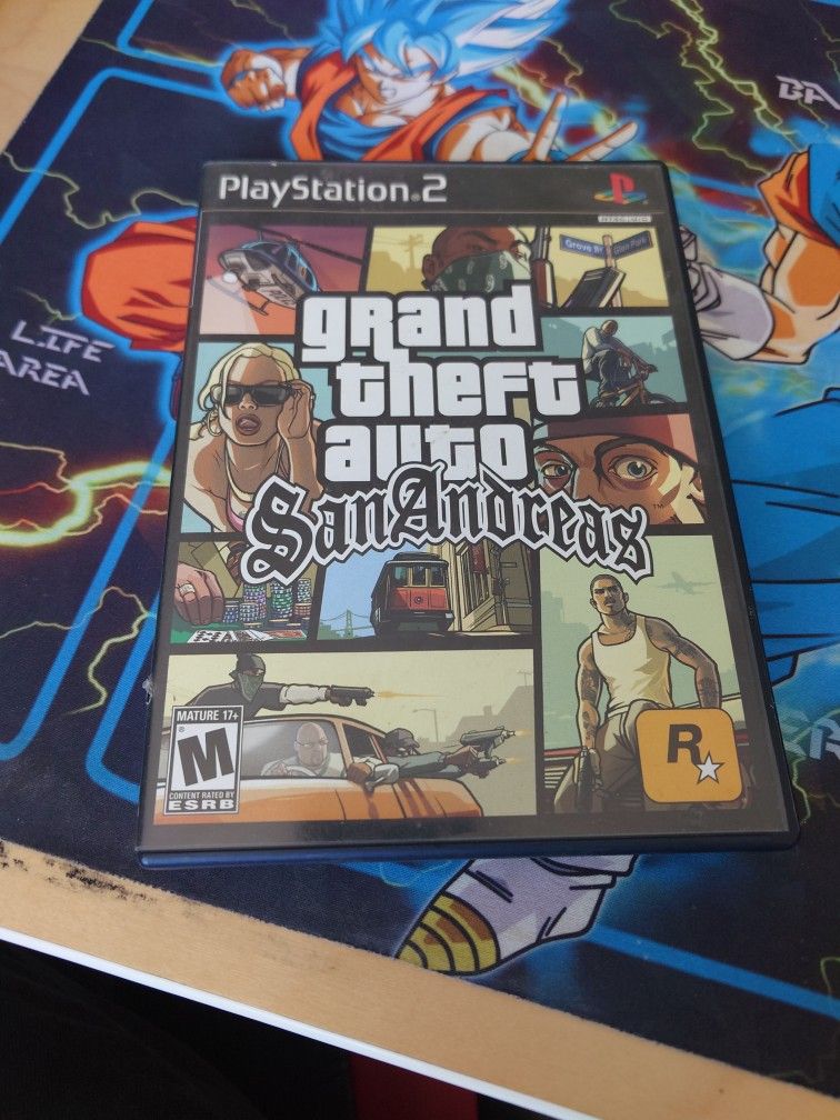 PlayStation 2 Game Grand Theft Auto San Andreas
