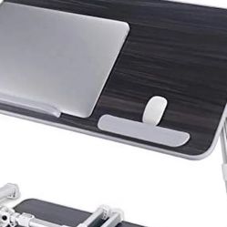 Laptop Bed Tray Table Nearpow Adjustable Laptop Bed Stand Portable Standing Table with Foldable Legs Foldable Lap Tablet Table for Sofa Couch Floor