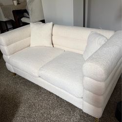 2 Modern Bouclé Sofas