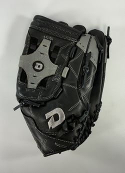 DeMarini Diablo 14" A0725 DB14 Black & Grey Ecco Leather Softball Glove RHT