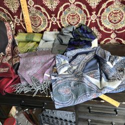 Vintage Shawls & Scarfs Cashmere, Wool & Mohair 