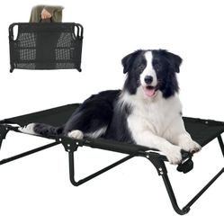 M JJYPET Outdoor Elevated Medium Dog Hammock Bed