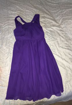 David’s bridal purple dress