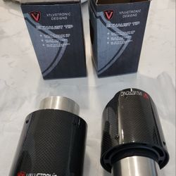 Carbon Fiber Exhaust Tips 4in 