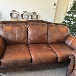 Three Piece Leather Couch