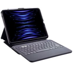 Keyboard case compatible w iPad Pro 11" (M5)/ (M4) Keyboard Case - Wireless Keyboard & Detachable 