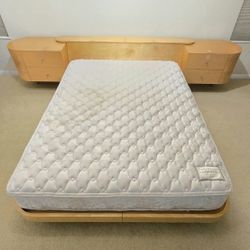 Queen size bed frame With Drawers and Storage 