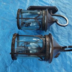 2. Out Side  Lamps From 1922  Hinkley Very Good Shape For That Age Being