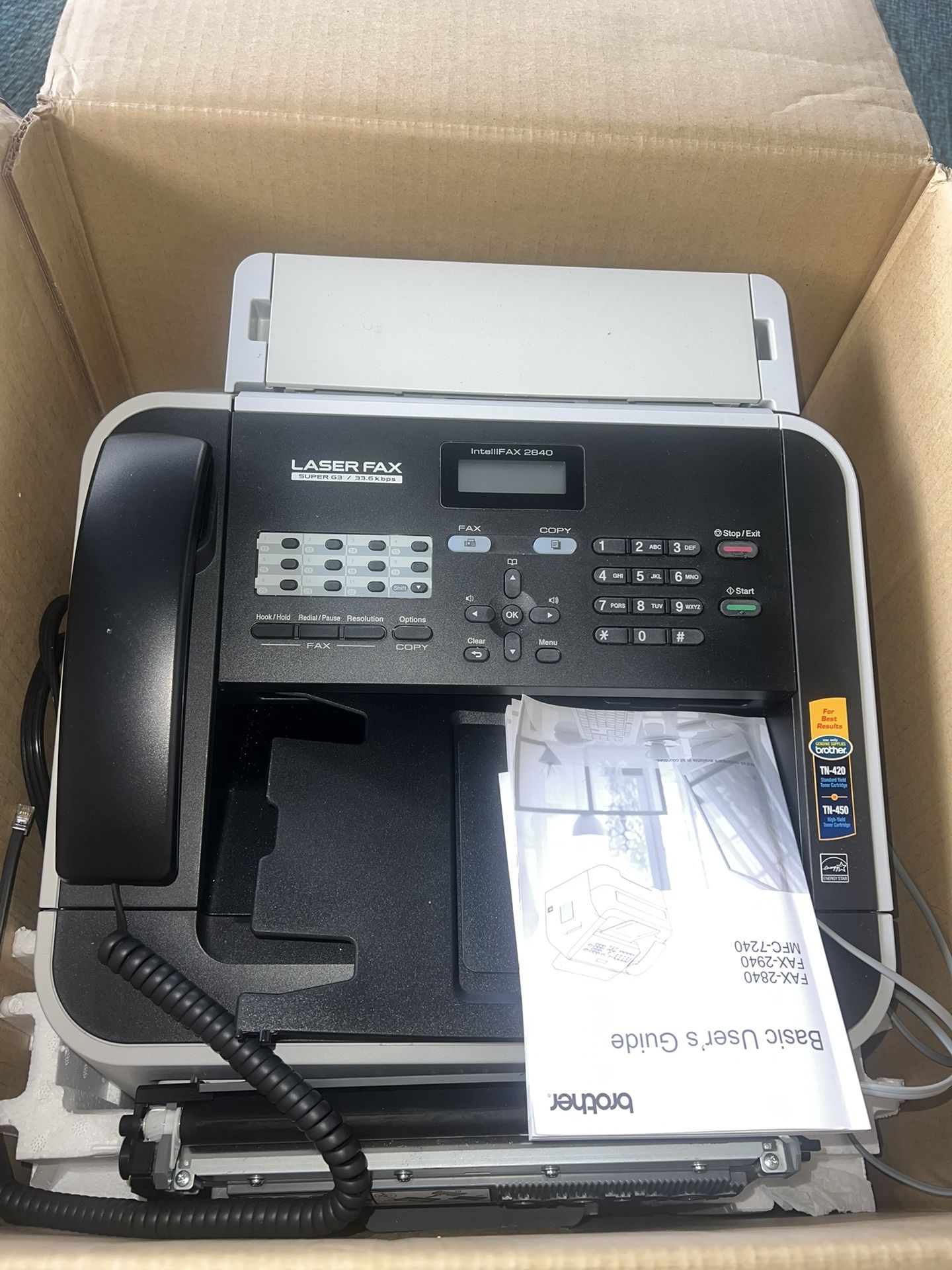Brother IntelliFax 2840 High speed Laser Fax