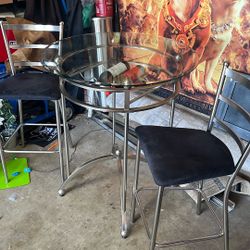 Bar And Two Stools 
