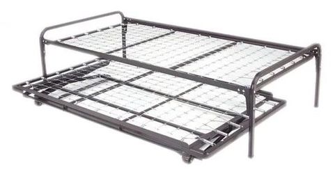 Spare metal twin beds