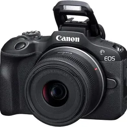 Canon R100 with RF-S18-45mm f/4.5-6.3 IS STM Lens + Case + Storage 128 gb + Canon Lente RF50mm F1.8