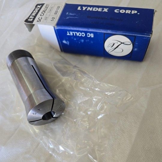 NEW Lyndex Nikken 500-032 5C Collet: 1/2'' Round