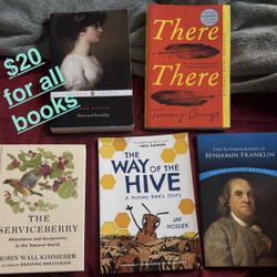Set of 5 Books for High School/ College