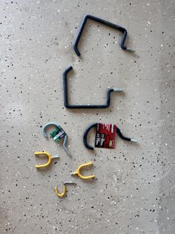 Assorted Bike Hooks And Utility Hooks