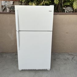 Whirlpool Fridge White 21cu Ft 33x31x66🛑👍3 MONTHS WARRANTY 