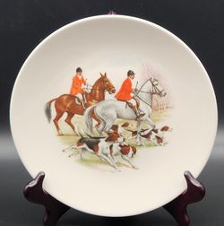 Ridgewood China Co. Fox Hunting Equestrian Porcelain Plate
