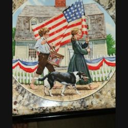 Bicentennial collectors plate paperwork included