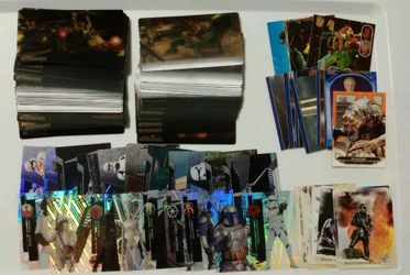 Star Wars Revenge of the Sith 3D widevision Topps 44 card set plus 45 more