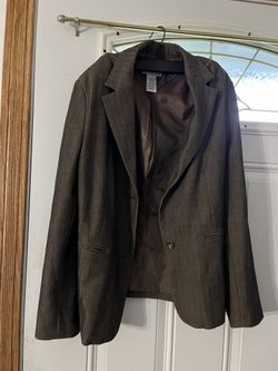 Brown Size 8 Jaclyn Smith Blazer