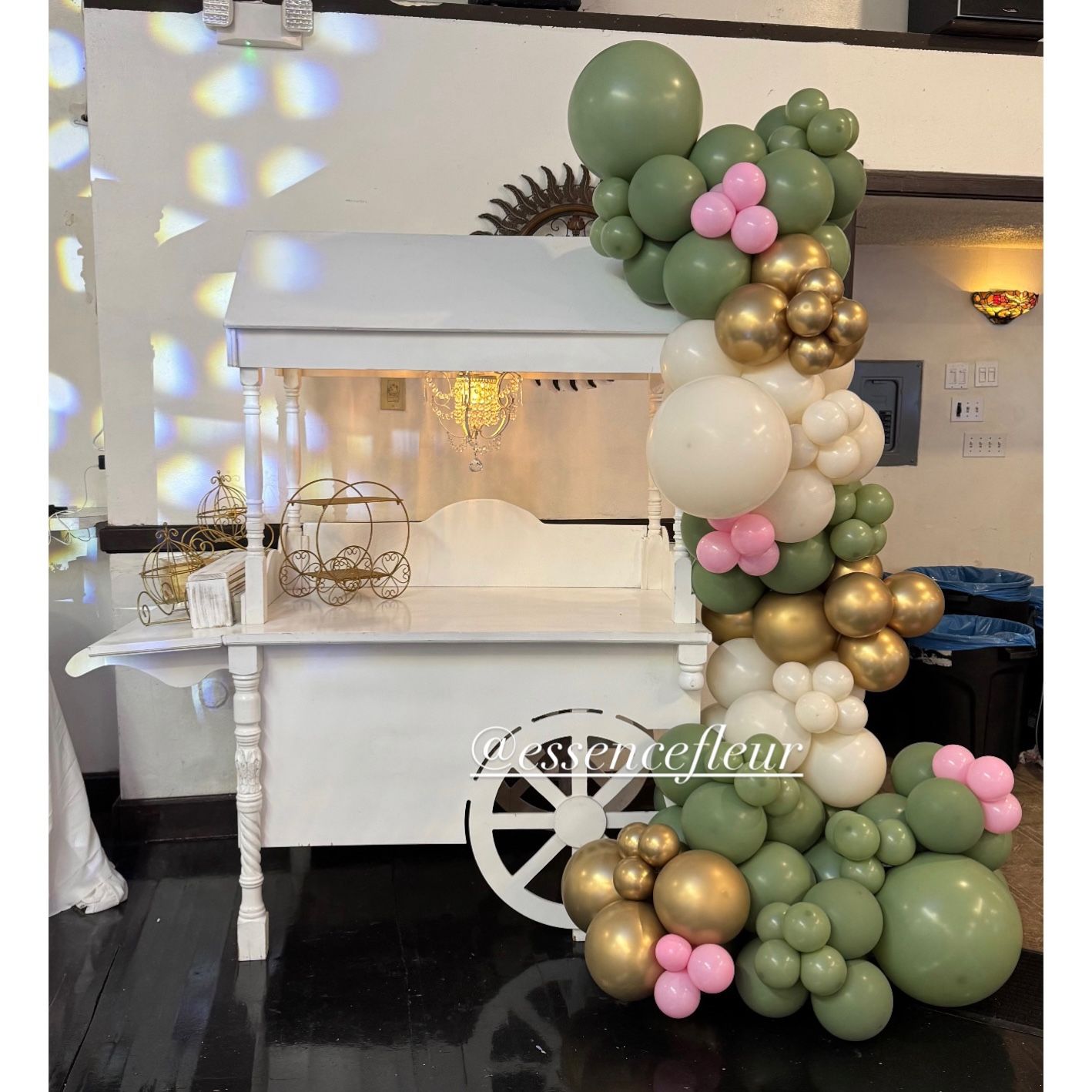 Candy Cart And Balloons 