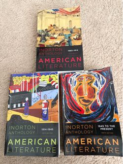 American literature book set 10th edition The Norton Anthology American literature book set 10th edition