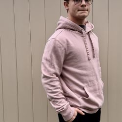 Extremely Soft And Warm Baby Pink Hoodie