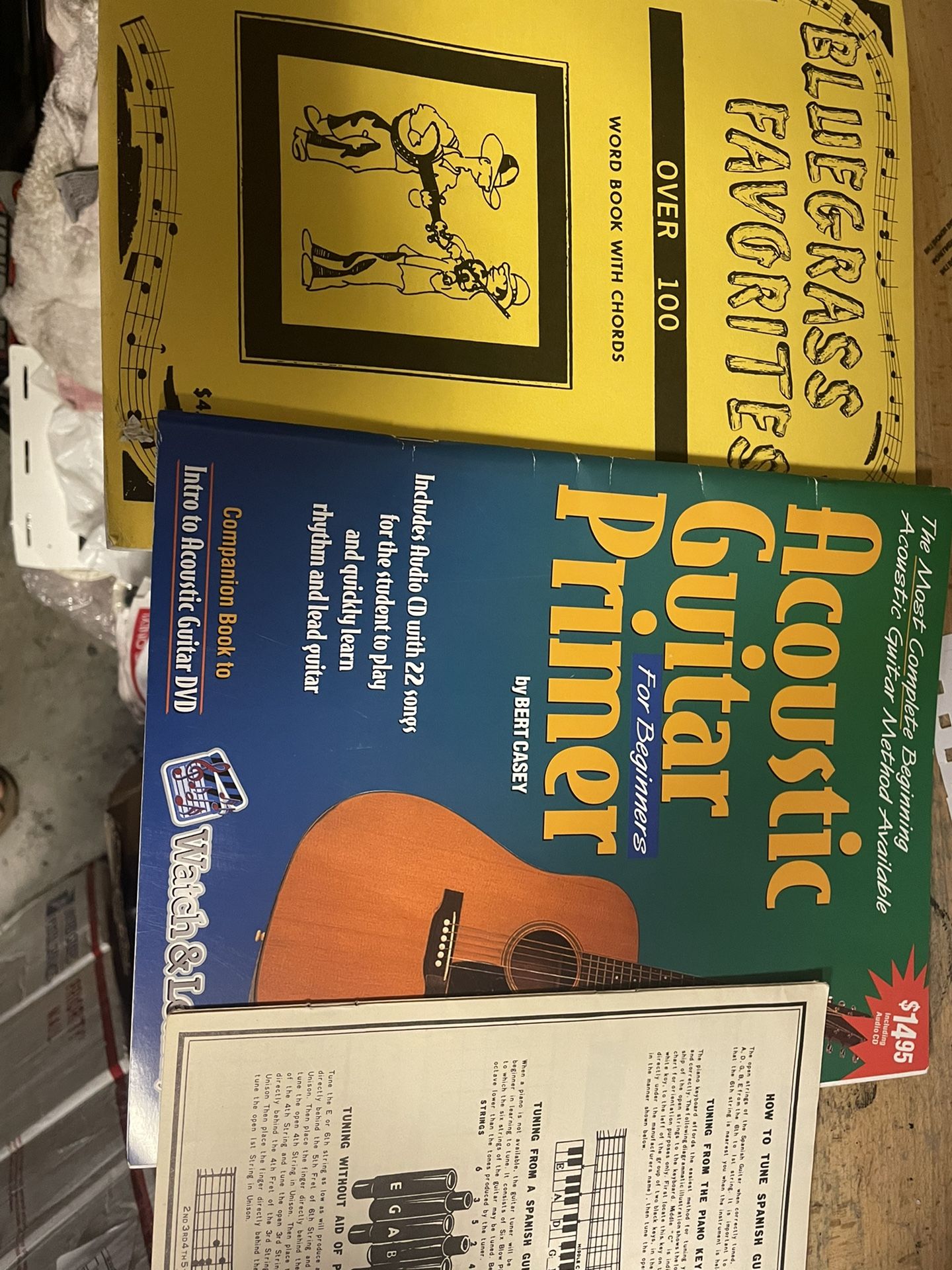 Guitar learning Books