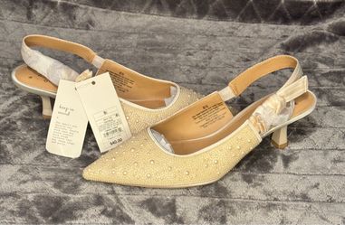 NEW A New Day Ivory Heels – Women’s Size 8.5 and 6.5 – Target
