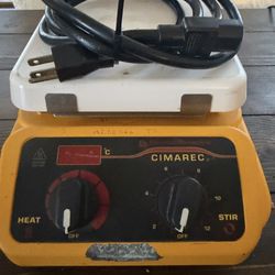 Cimarec heat stir plate 7" x 7"  - model SP131325