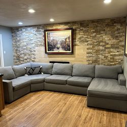 FREE DELIVERY- Macys Modern 4-Piece Sectional Sofa