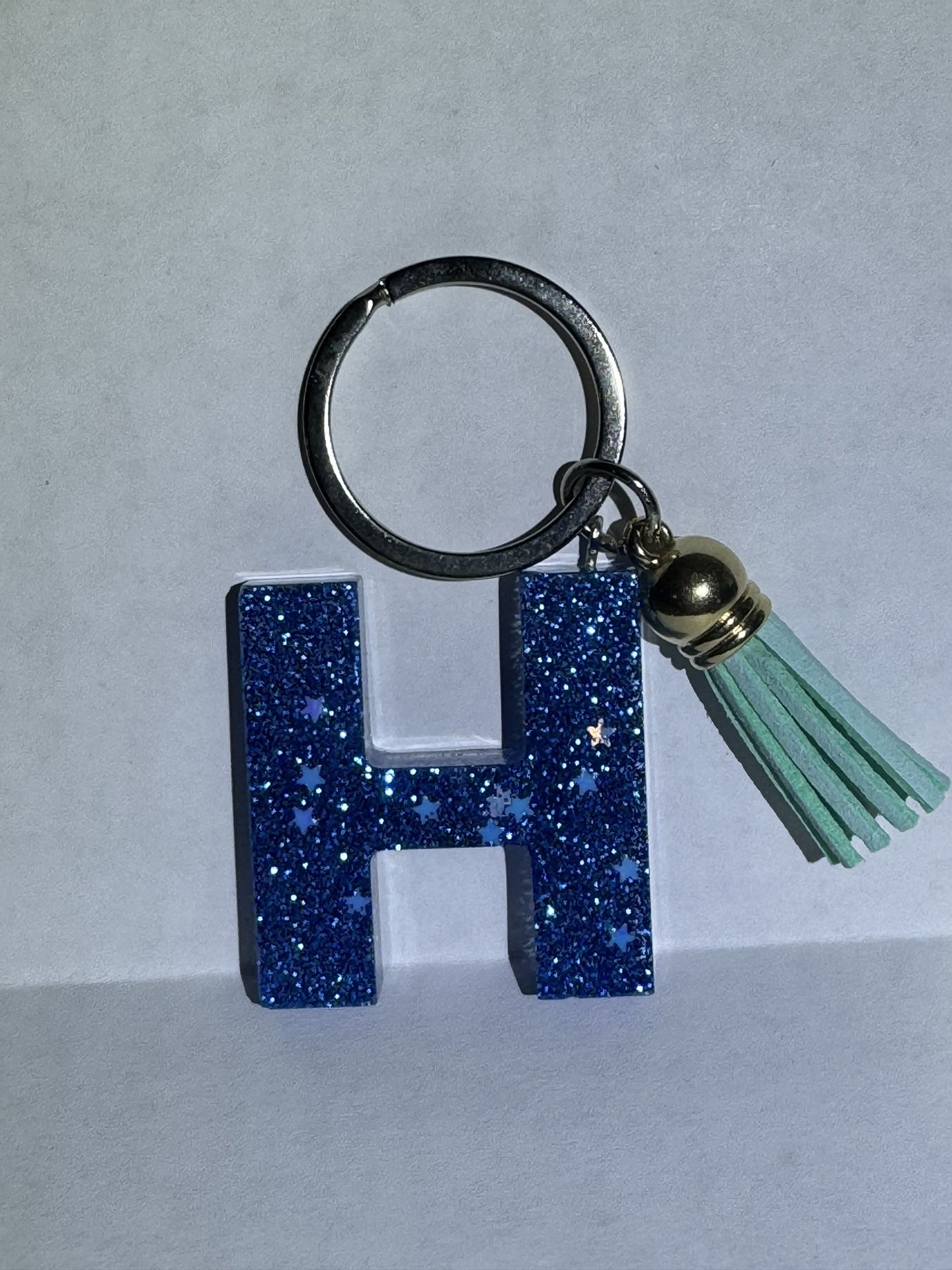 homemade letter keychain