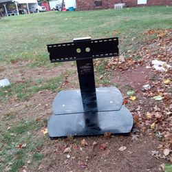 TV STAND With Glass Shelves 