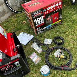 Lincoln Electric Weld-Pak 180 Amp MIG Flux-Core Wire Feed Welder, 230V, Aluminum Welder with Spool Gun sold separately