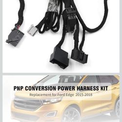 HC3Z 19A387 B 4 to 8Inch PNP Conversion Power Harness Kit, Replacement for Ford Edge Fusion (Factory Auto Climate) Super Duty Mustang, Replaces HU5Z 1