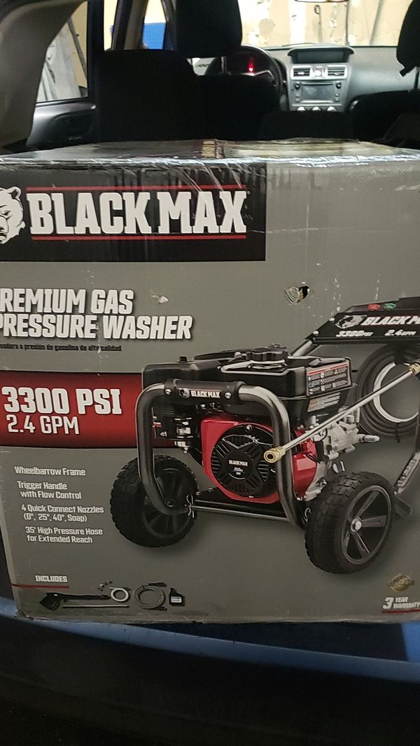 Black max 3300 psi pressure washer for Sale in Aurora, CO OfferUp