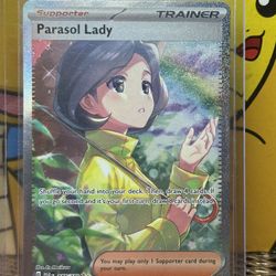 Pokemon Cards Parasol Lady - 255/182 - SV04: Paradox Rift Pokemon