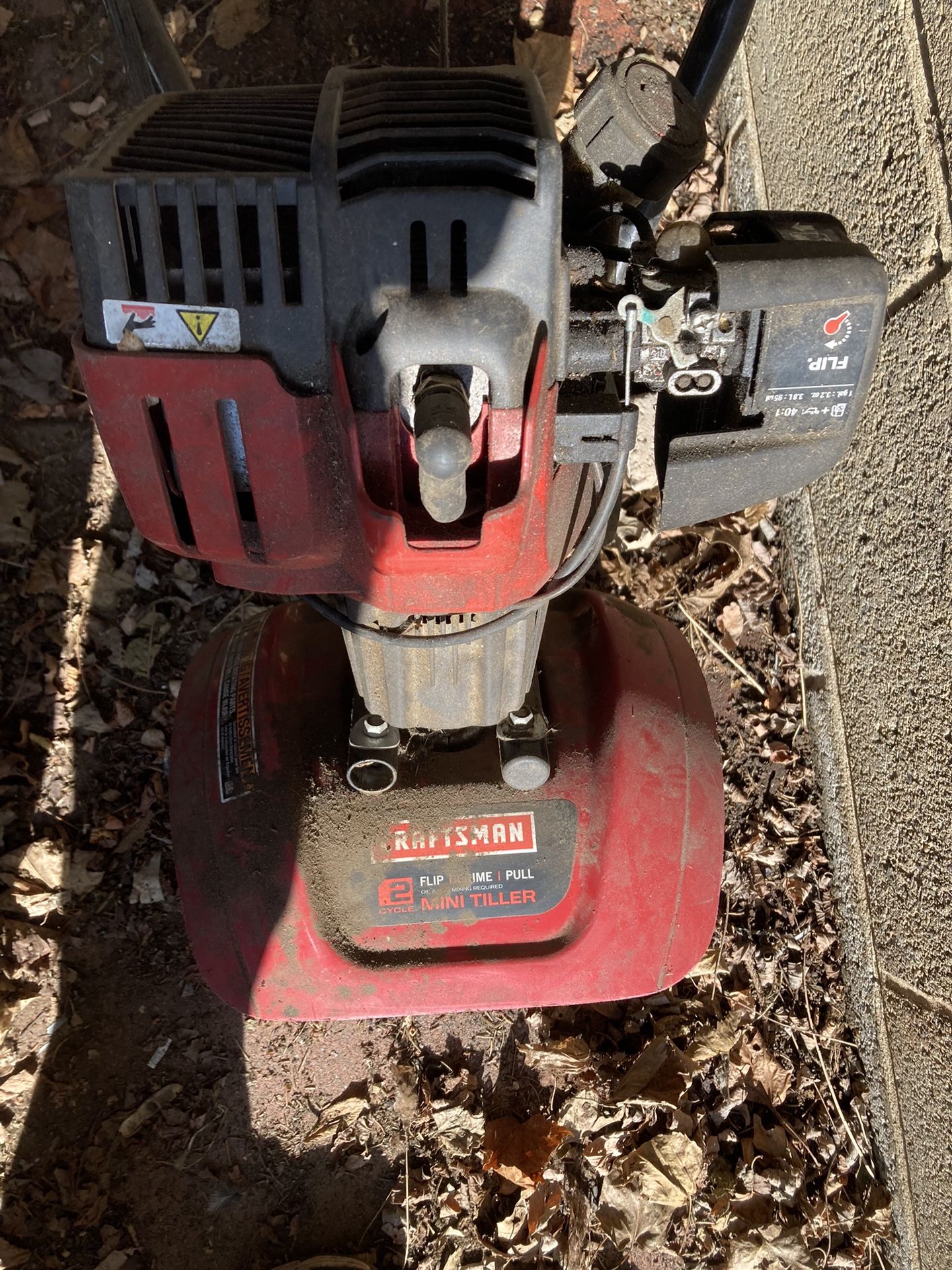 Craftsman Mini Rototiller Mantis Garden Tiller