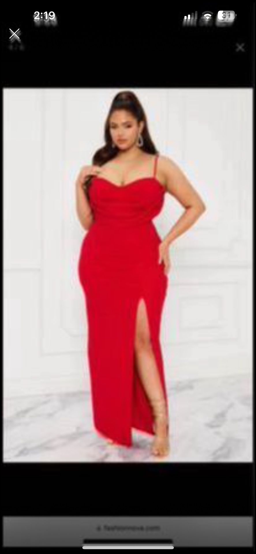 Red Dress (Size 1X)