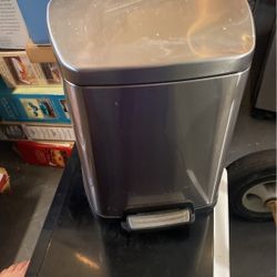 Bathroom Stainless Steel Trashcan